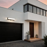 Modern Solar-Powered LED Outdoor Wall Light with Motion Sensor