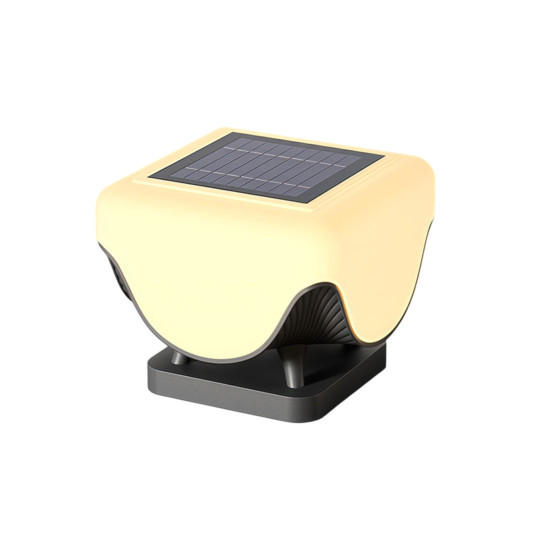 Modern Stainless Steel Solar Pillar Lights for Gate and Fence