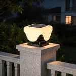 Modern Stainless Steel Solar Pillar Lights for Gate and Fence