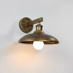 Vintage Outdoor Wall Sconce with Rust-Resistant Iron Frame and Warm LED Glow