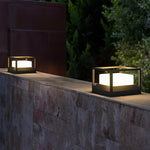 Solar Outdoor Courtyard Fence Post Light Waterproof Led Landscape Lighting