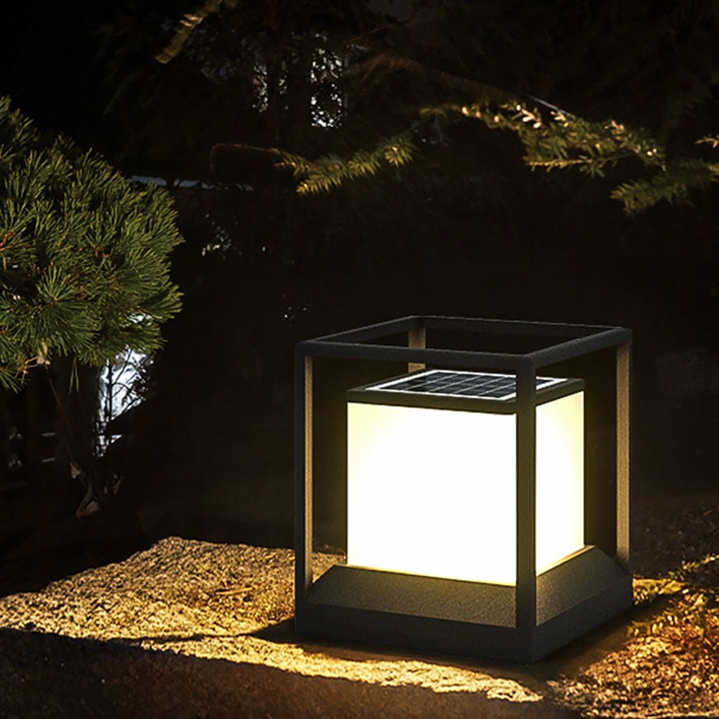 Solar Outdoor Courtyard Fence Post Light Waterproof Led Landscape Lighting