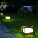 Solar Outdoor Courtyard Fence Post Light Waterproof Led Landscape Lighting