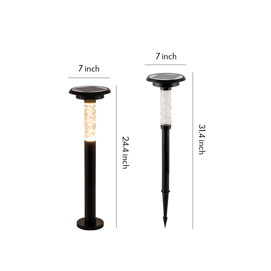 Bubble Solar Path Light – Minimalist Outdoor LED Landscape Lighting