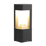 Hollow Bollard Light with Three-Sided Illumination for Modern Landscapes
