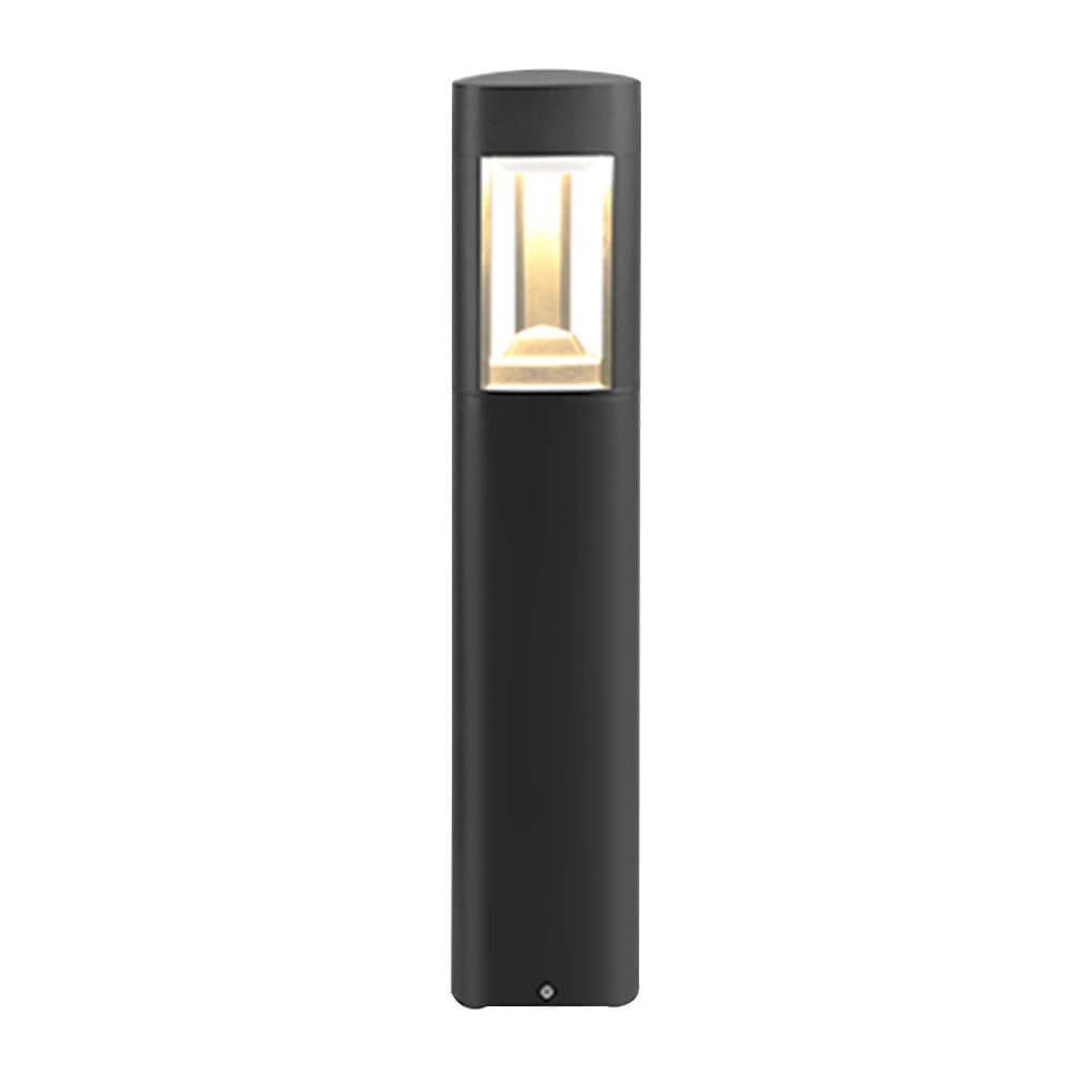 Hollow Bollard Light with Three-Sided Illumination for Modern Landscapes