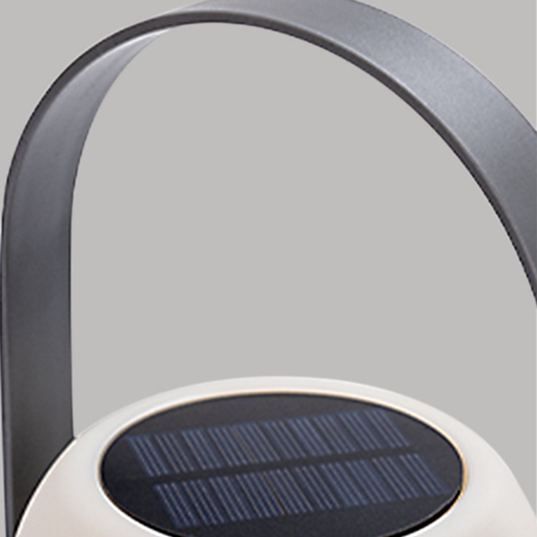 Solar Handheld LED Lantern with 3000K Warm Light, IP65 Waterproof, USB Rechargeable
