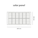 Solar LED Light Strips with Remote Control, IP66 Waterproof Flexible Outdoor Lighting