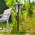 Solar-Powered LED Lawn Stakes for Outdoor Landscape Lighting