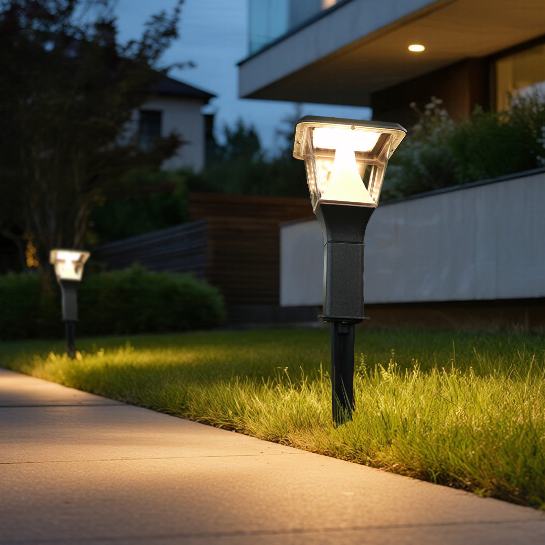 Modern Minimalist LED Garden Stake Lights for Landscape and Pathway
