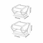 Modern Solar Pillar Lights for Garden Gate, Waterproof Stainless Steel Post Lighting