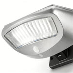 Aria Solar Motion Wall Sconce — Modern Waterproof LED Outdoor Light