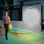 Aria Solar Motion Wall Sconce — Modern Waterproof LED Outdoor Light