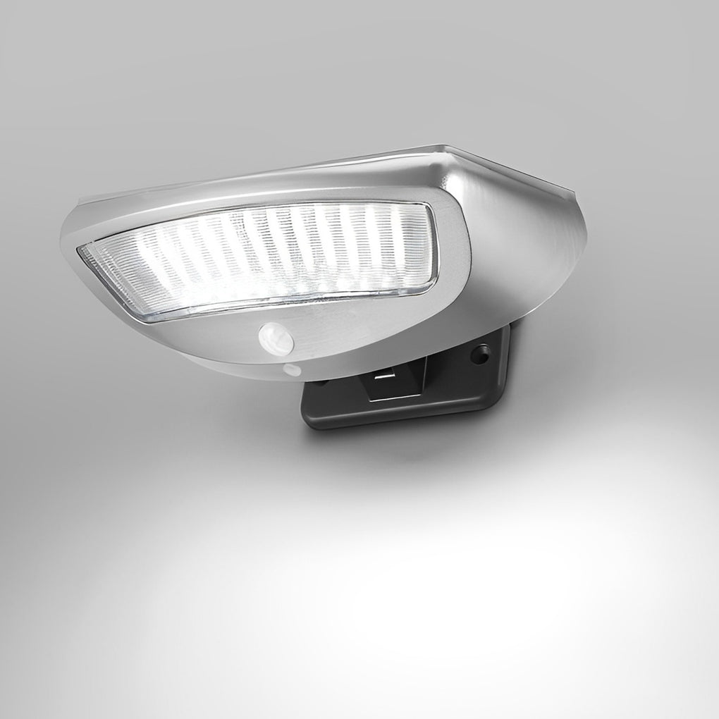 Aria Solar Motion Wall Sconce — Modern Waterproof LED Outdoor Light