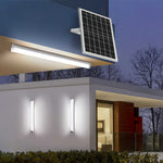 Modern Solar Outdoor Wall Sconce with LED Illumination