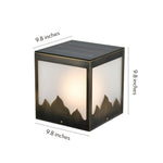 Modern Solar Pillar Lights – Copper Outdoor Square Post Lights