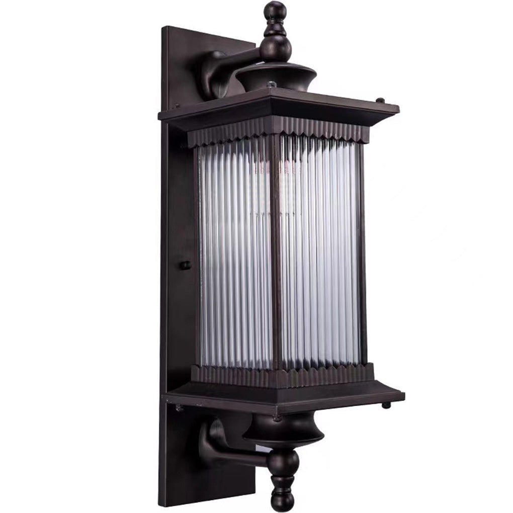 Solar Retro Outdoor Waterproof Led Automatic Light Sense Gate Lamp Wall Lights