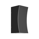 Aria Up-Down LED Outdoor Wall Light in Black Aluminum