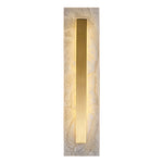Luxury Brass Cloud Stone Wall Sconce with Warm LED Light for Modern Interiors