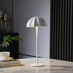 Mushroom Cordless Table Lamp with Dimmable LED, Iron & Acrylic
