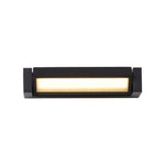 Rotatable Linear LED Wall Sconce in Black Aluminum