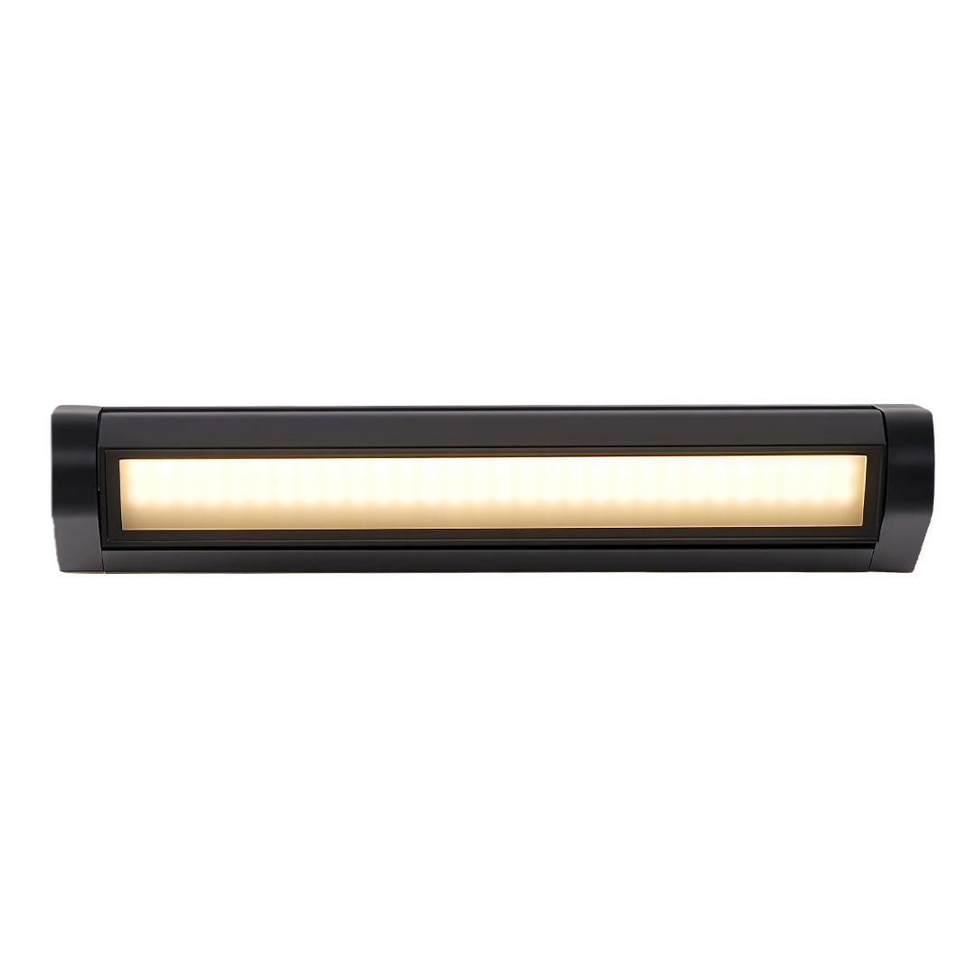 Rotatable Linear LED Wall Sconce in Black Aluminum