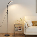 Minimalist LED Floor Lamp for Reading and Piano with Touch Control