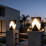 Modern Minimalist LED Pillar Light for Outdoor Spaces
