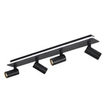 Recessed Adjustable LED Spotlight Fixture, Modern Aluminum Trim