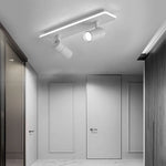 Recessed Adjustable LED Spotlight Fixture, Modern Aluminum Trim