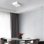Modern Square LED Recessed Spotlight, Architectural Aluminum Ceiling Light