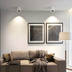 Modern Square LED Recessed Spotlight, Architectural Aluminum Ceiling Light