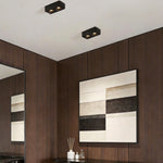 Modern Square LED Recessed Spotlight, Architectural Aluminum Ceiling Light