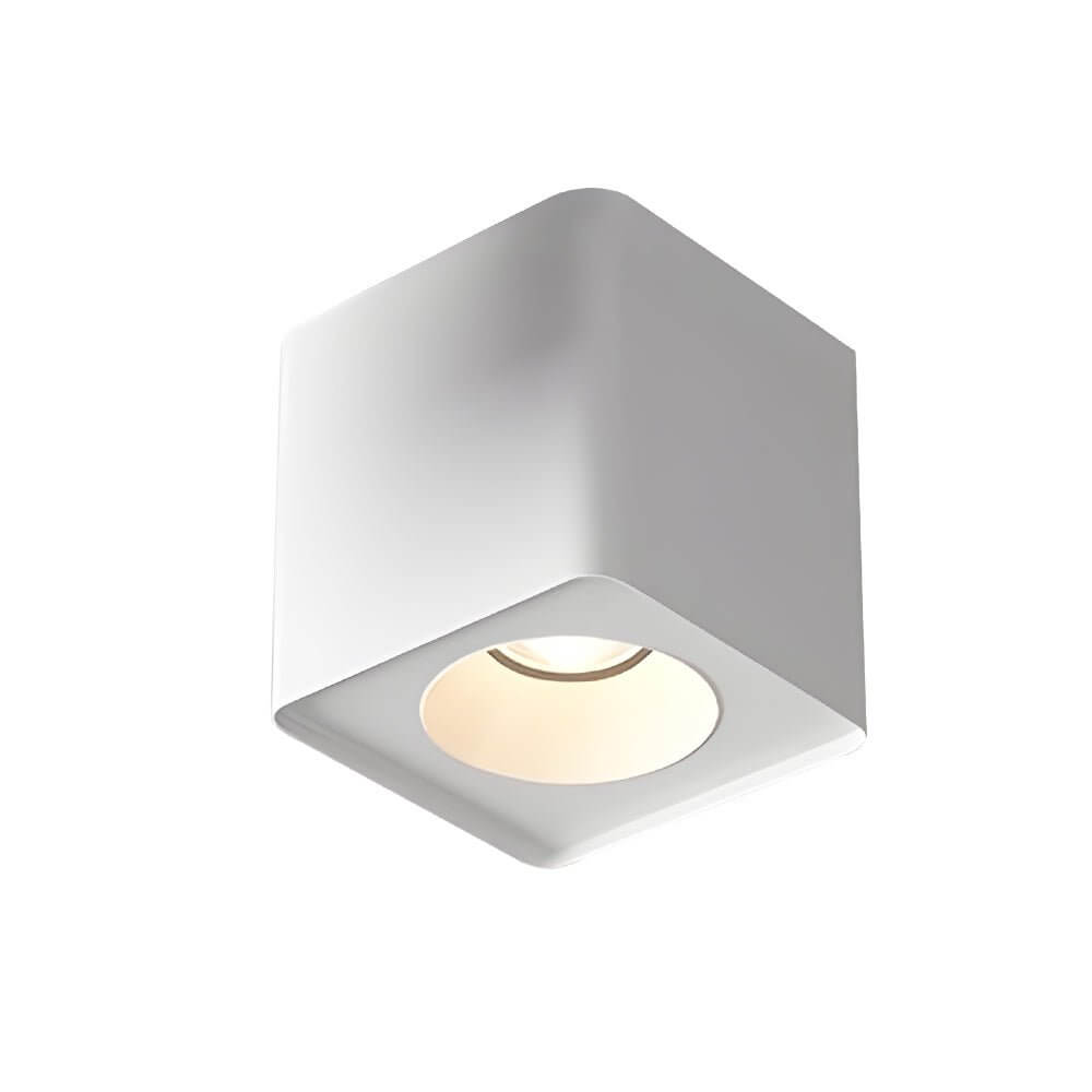 Modern Square LED Recessed Spotlight, Architectural Aluminum Ceiling Light