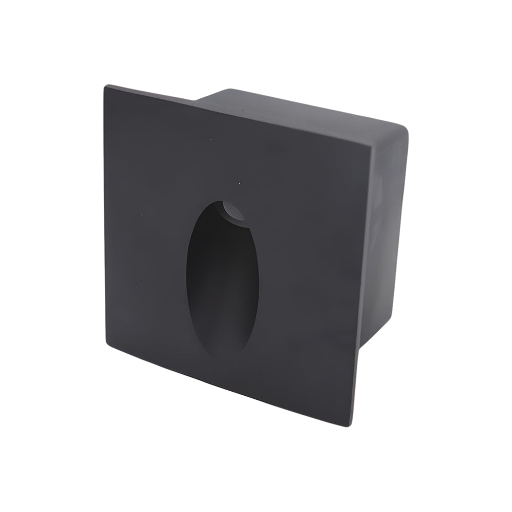 Recessed Oval LED Step Light in Die-Cast Aluminum, Waterproof Architectural Luminaire