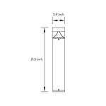Nordic Minimalist LED Bollard Light for Pathways & Gardens