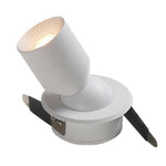 Adjustable LED Recessed Downlight with 360° Rotation, 7W, 3000K/4000K/6000K, Black or White