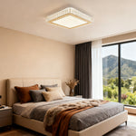 Lumière Cristalline Modern Crystal Ceiling Light in Chrome