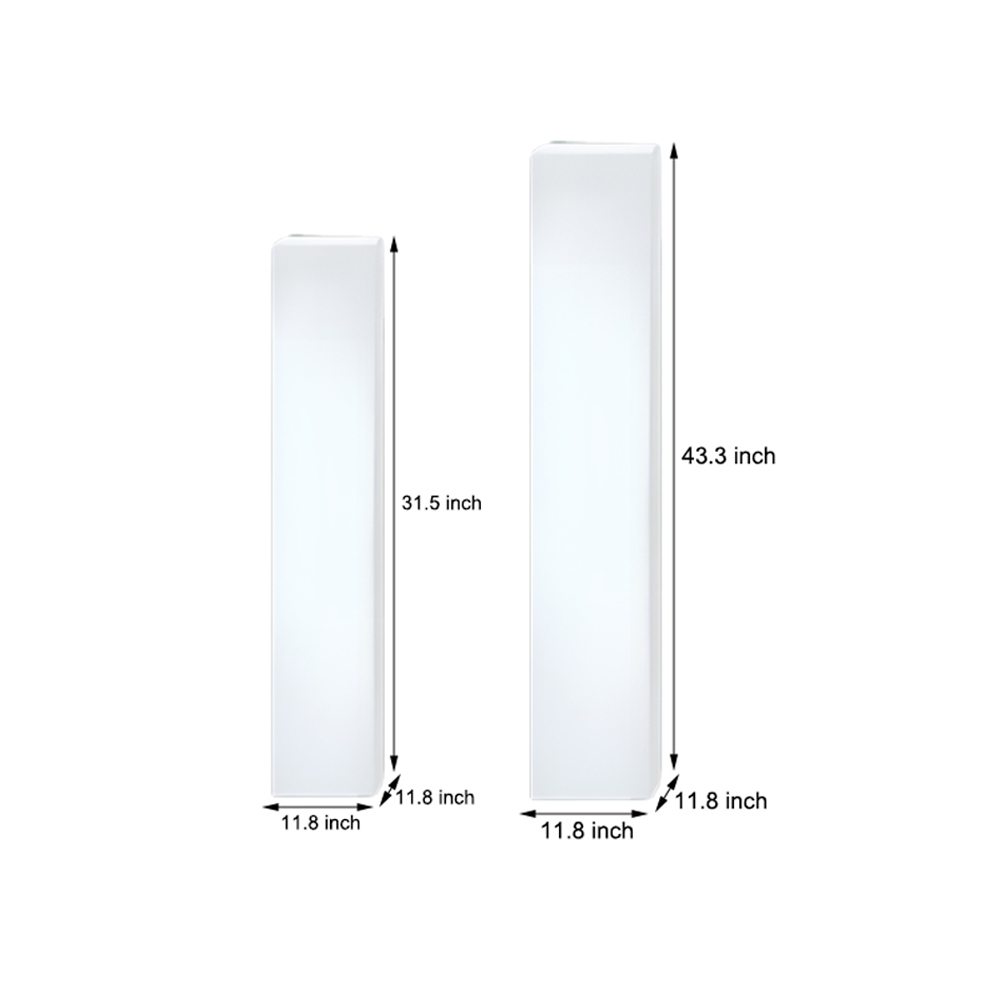 Lumina Square LED Floor Lamp for Modern Outdoor Spaces