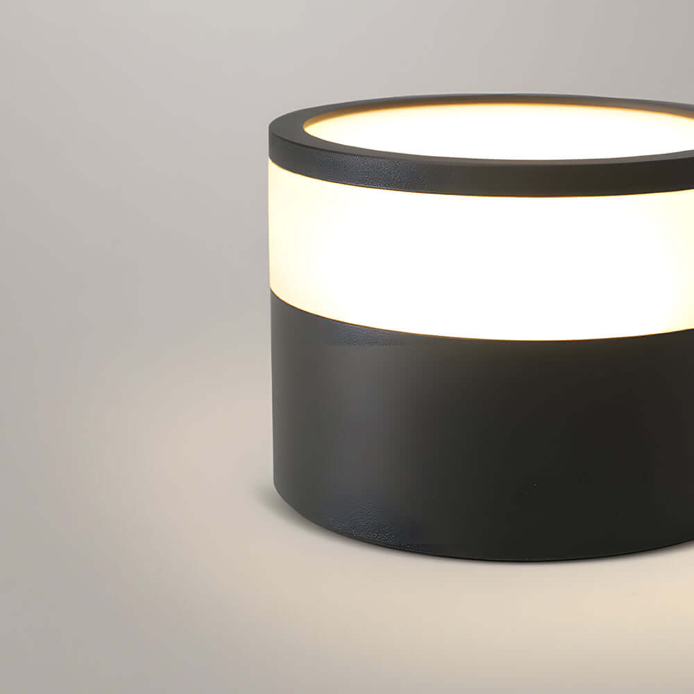 Modern Minimalist Round Flush Mount Ceiling Light with Acrylic Shade