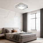 Luxury Crystal Flush Mount Ceiling Light in Polished Chrome