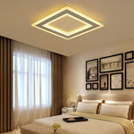 Aurelia Square LED Flush Mount Ceiling Light with Remote Dimming