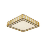 Lumière Cristal LED Flush Mount Ceiling Light in Chrome