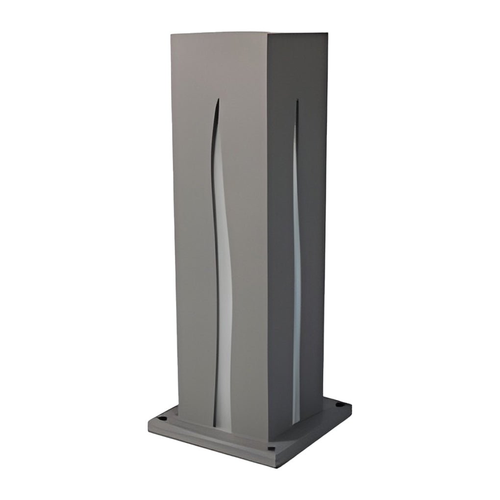 Lumière Rectangular LED Pathway Bollard – Stainless Steel Landscape Lighting for Modern Gardens