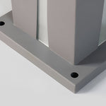 Lumière Rectangular LED Pathway Bollard – Stainless Steel Landscape Lighting for Modern Gardens