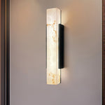Luma Square Outdoor Wall Light in Cloud Stone Finish