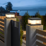 Modern Square Pillar Lights for Outdoor Spaces – IP65 Waterproof LED Post Lights in Black