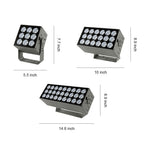 Architectural Square LED Wall Wash Light – IP67 Waterproof Outdoor Luminaire