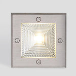 Square 90 260V In Wall Recessed 4W Led Step Lights For Outdoor Stairs Deck And Patio