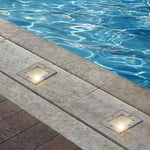 Square 90 260V In Wall Recessed 4W Led Step Lights For Outdoor Stairs Deck And Patio